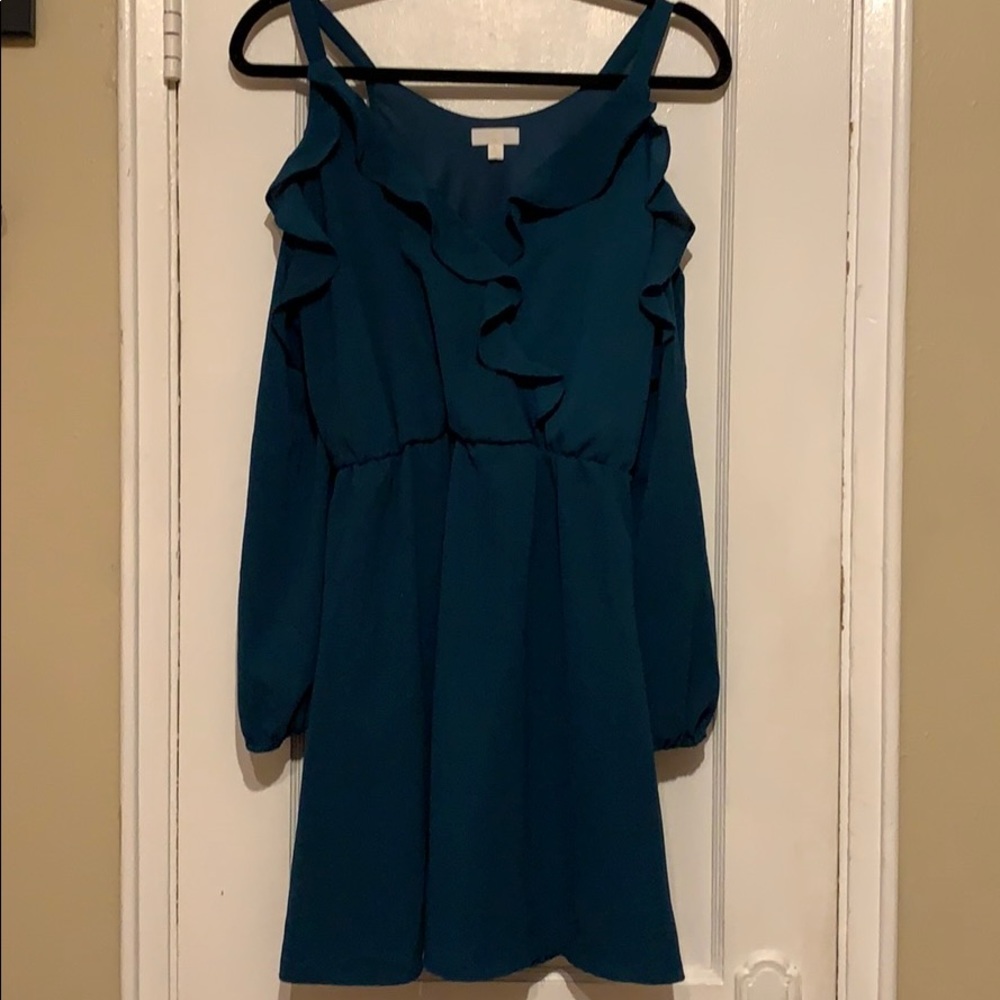 Dark green dress